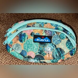 KAVU Spectator Belt Bag Polyester Hip Fanny Pack Mystic Circles NEW
